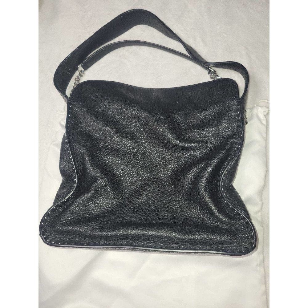 Michael kors black leather pebbled purse - Picture 3 of 6